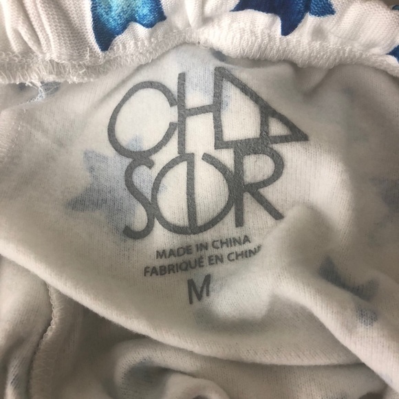 CHASER NWT INDIGO BLUE STARS LOUNGE JOGGER PANTS - Picture 7 of 10